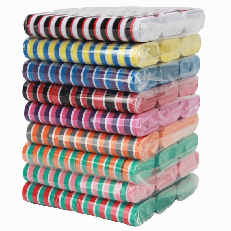 25 buc/lot mini bloc tampon pentru unghii amestec 10 stiluri colorate bricolaj burete profesional lac de unghii manichiură instrumente tampon pentru unghii