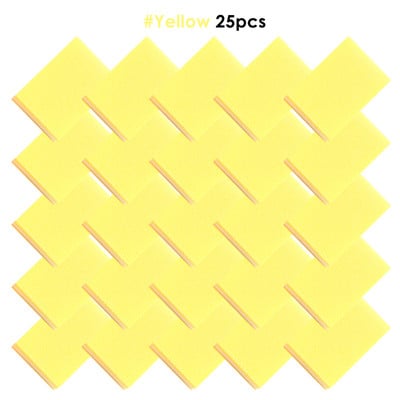 50/25db Blocks készlet Körömcsiszolópapír 180/100 Körömcsiszoló Polírozó Reszelők Mini Lime Buffs Manikűr-kiegészítő készletek BE1824-1
