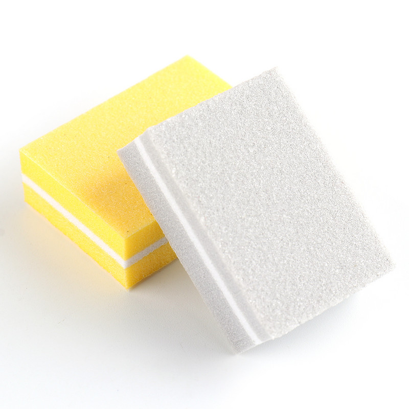 50/25db Blocks készlet Körömcsiszolópapír 180/100 Körömcsiszoló Polírozó Reszelők Mini Lime Buffs Manikűr-kiegészítő készletek BE1824-1