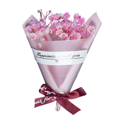 Clip de aerisire pentru mașină Clip de parfum Buchet creativ pentru bărbați, femei, Gypsophila, flori uscate, odorizant pentru mașină, parfum, accesorii auto