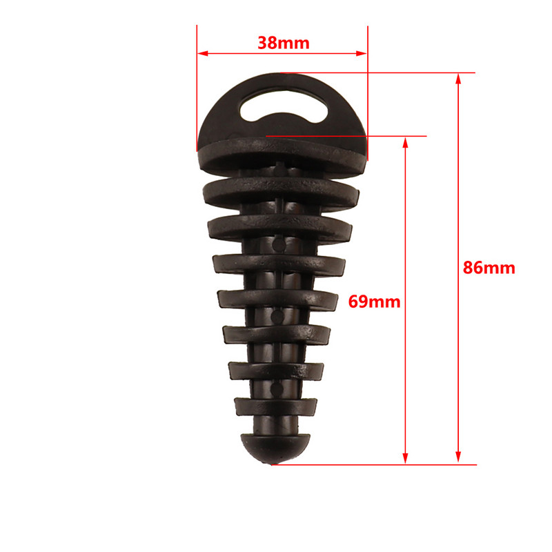 38mm Motocicletă Motocicletă Pit Dirt Bike Toba de eșapament în 2 timpi Țeavă de eșapament Amortizor de zgomot Dop de spălare Țeavă de eșapament pentru motocicletă Toba de eșapament ATV