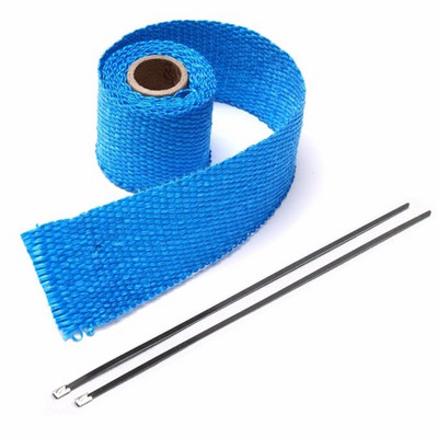 1PC 1M rolă din fibră de sticlă auto motocicletă țeavă de evacuare header izolație bandă de înveliș termic pentru menținerea răcitorului compartimentului motorului