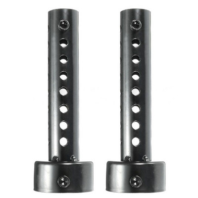 2X Eșapament Universal pentru Motocicletă Toba de Eșapament Deflector DB Killer Amortizor 48Mm Negru