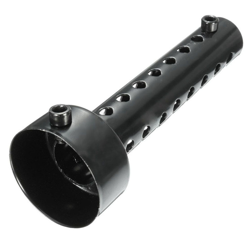 2X Eșapament Universal pentru Motocicletă Toba de Eșapament Deflector DB Killer Amortizor 48Mm Negru