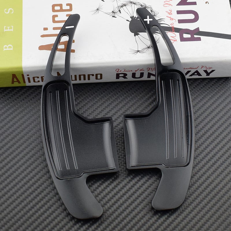 Automobilio stilius Ford Mustang 2015 2016 2017 2018 2019 Vairo pavarų perjungikliai Mentės aliuminio lydinio dangčio apdaila 2vnt.