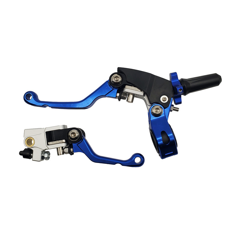 Set de pârghii de frână cu pârghie de ambreiaj pliabilă CNC pentru motocross, 360°, potrivit pentru CRF KLX Xmotos BSE M4 M5 J3D M6 J11 M9 KAYO Mojoracing Dirt Bike