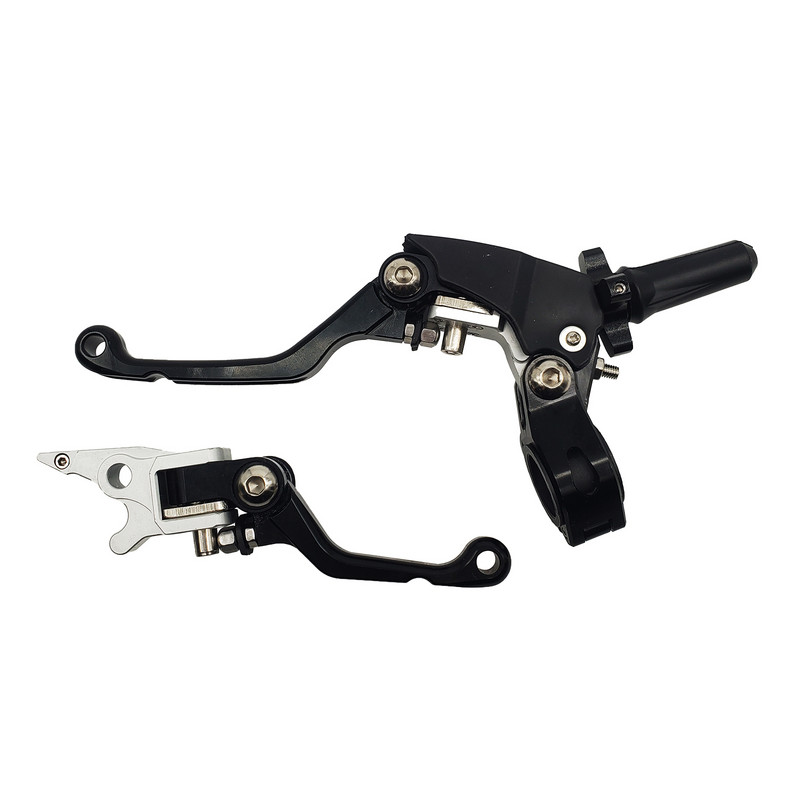 Set de pârghii de frână cu pârghie de ambreiaj pliabilă CNC pentru motocross, 360°, potrivit pentru CRF KLX Xmotos BSE M4 M5 J3D M6 J11 M9 KAYO Mojoracing Dirt Bike