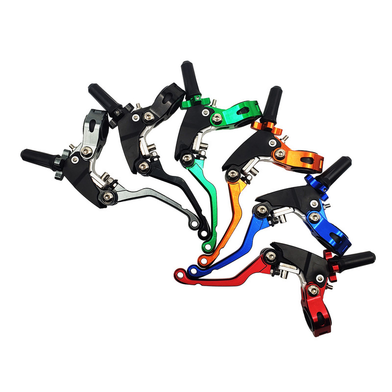 Set de pârghii de frână cu pârghie de ambreiaj pliabilă CNC pentru motocross, 360°, potrivit pentru CRF KLX Xmotos BSE M4 M5 J3D M6 J11 M9 KAYO Mojoracing Dirt Bike