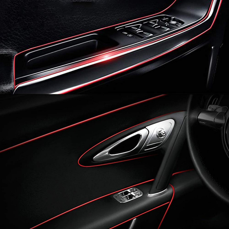 Benzi de decorare pentru interiorul mașinii Umplere universală a golurilor pentru mașină Linie de turnare pentru automobile Accesorii decorative Garnitură pentru benzi flexibile DIY