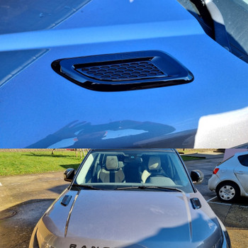 2 бр. Външен капак на автомобила Въздушен отвор Изходна облицовка на крилото за Land Rover Discovery Sport LR4 за Range Rover Evoque Vogue Автомобилни аксесоари