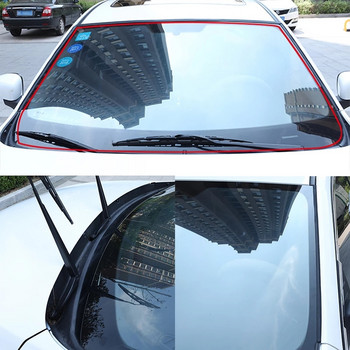 Автомобилни гумени уплътнителни ленти Автоматичен уплътнителен протектор Стикер Ръб на прозореца Предно стъкло Покрив Гумена уплътнителна лента Аксесоари за шумоизолация