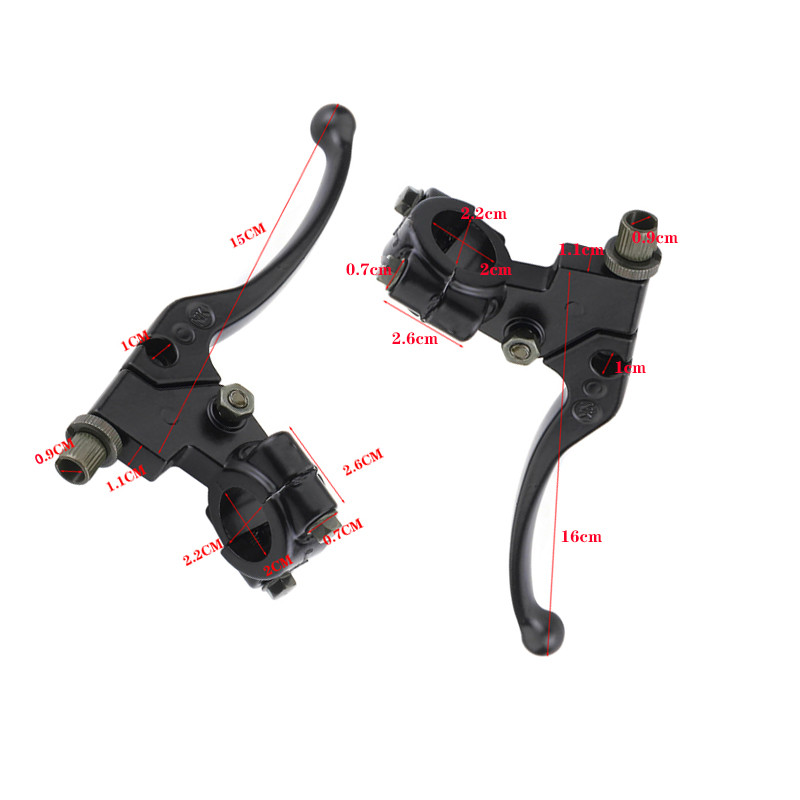 1PC/2PC Negru stânga/dreapta față motocicletei manetă de frână ambreiaj biban pentru HONDA C/CR/CRF/XL 1977-2011 2012 2013 2014 2015