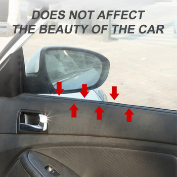 SEAMETAL Гумена уплътнителна лента за прозорци на автомобили V-образна форма Автоматично повдигане на странични прозорци Уплътнителни ленти за пълнене на автомобилен уплътнител Защитна лента за уплътнение на автомобили Звукоизолация