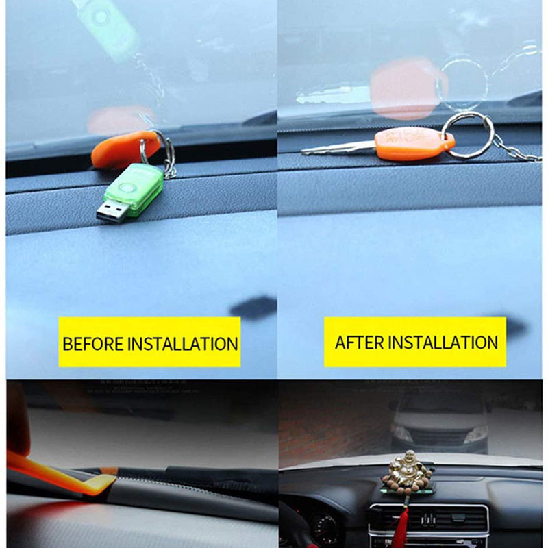 Banda de etanșare pentru consola centrală a mașinii Gap din panoul de instrumente Parbriz față Eliminarea zgomotului Banda de cauciuc modificată pentru izolare fonică