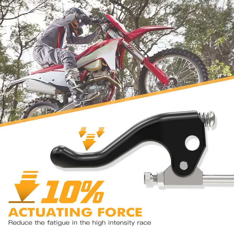 NICECNC BrakTec Shorty stabdžių svirtis, skirta Husqvarna TF FE 125 250 300 350 400 450 500 501 2022-2023 Dujinės dujos EC 250 250F 300 350F