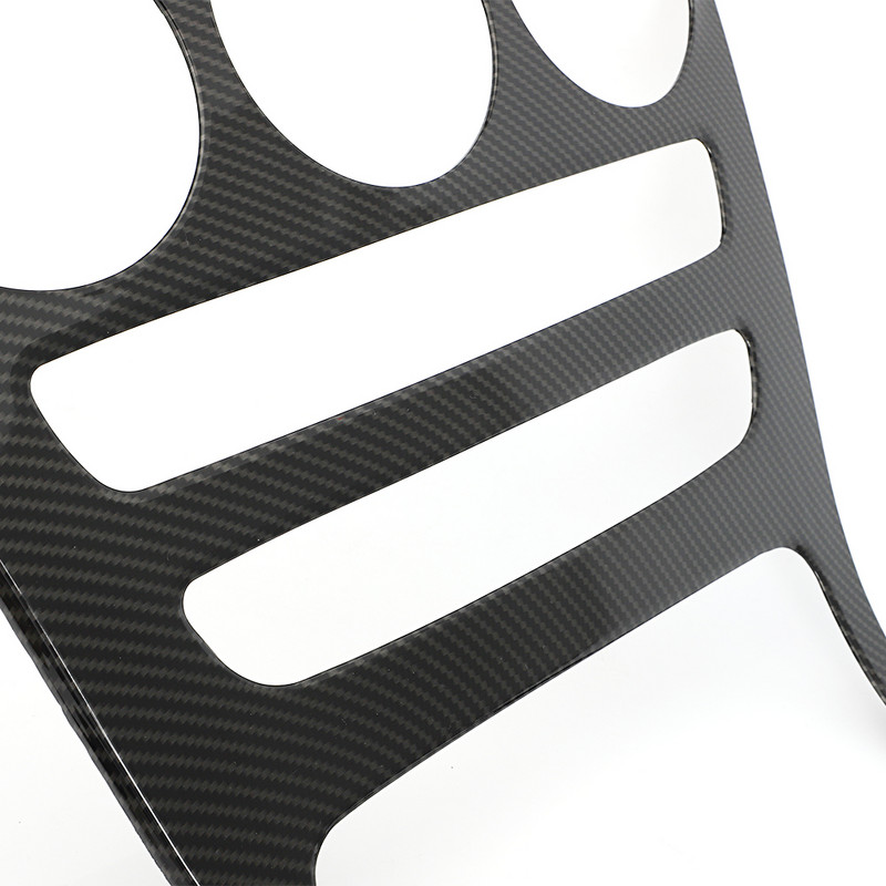 Automobilio centrinės konsolės skydelio apdailos dangtelio apdaila, skirta Mercedes Benz C-Class W205 C180L C200 C300 GLC X253 2015-18 anglies pluošto ABS