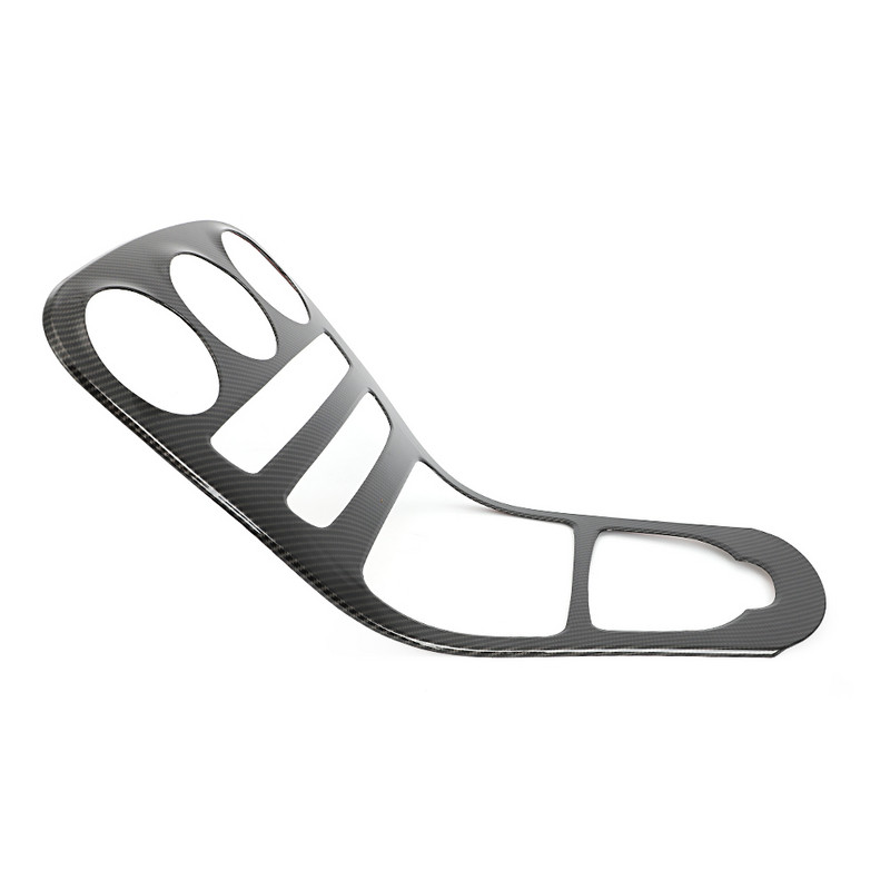 Automobilio centrinės konsolės skydelio apdailos dangtelio apdaila, skirta Mercedes Benz C-Class W205 C180L C200 C300 GLC X253 2015-18 anglies pluošto ABS