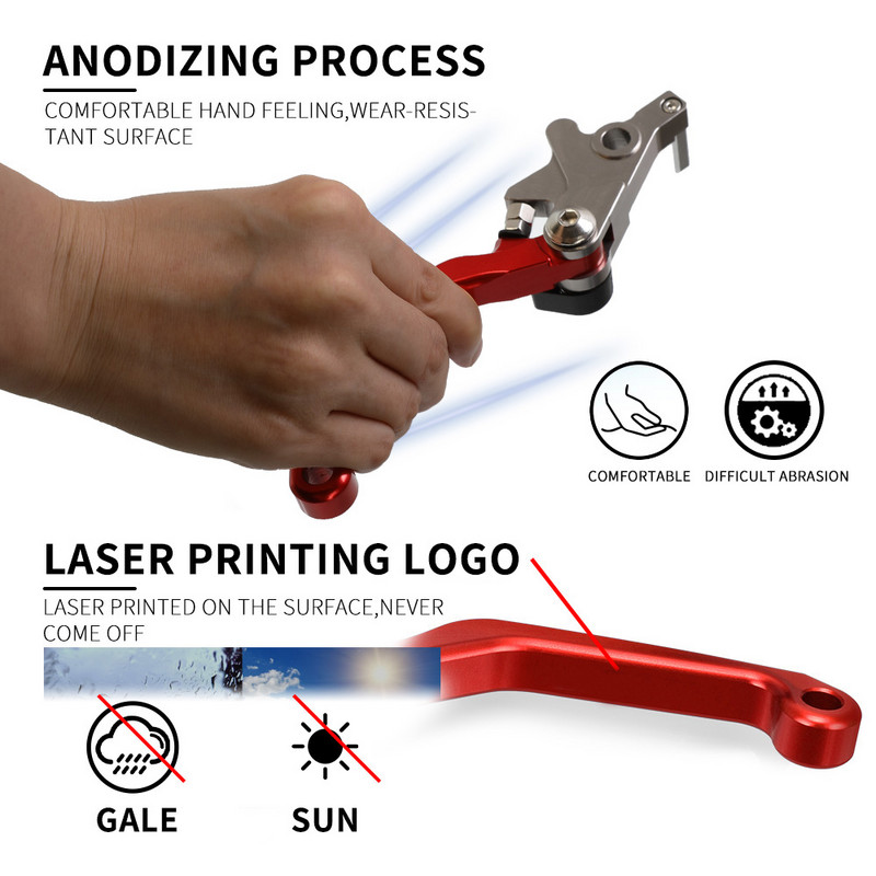 Dirt Bike KFX 450R Manete de ambreiaj frana Motorcross pentru KAWASAKI KFX450R 2006 2007 2008 2009 2010 2011 2012 2013 2014 KFX 450 R