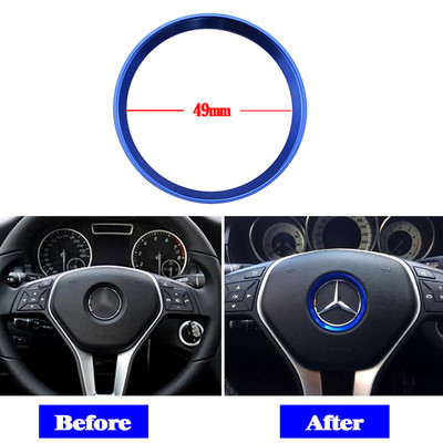Yubao Volan Auto Decorare Centrul Inele Capac Autocolante Accesorii pentru Mercedes Benz GLE CLA GLA W213 W246 W205 C117
