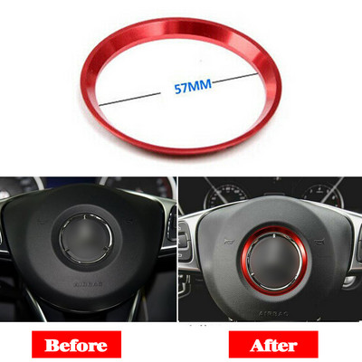 Yubao Volan Auto Decorare Centrul Inele Capac Autocolante Accesorii pentru Mercedes Benz GLE CLA GLA W213 W246 W205 C117