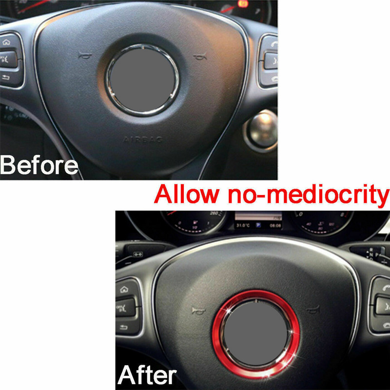 Yubao Volan Auto Decorare Centrul Inele Capac Autocolante Accesorii pentru Mercedes Benz GLE CLA GLA W213 W246 W205 C117