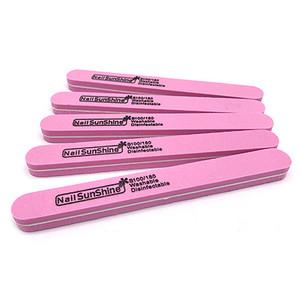 10 buc/lot Pile profesionale pentru unghii 100/180 Set de instrumente pentru șlefuire pentru șlefuire pentru manichiură pentru șlefuire pentru unghii, pentru îndepărtarea tamponului de polonez, placă de șmirghel.