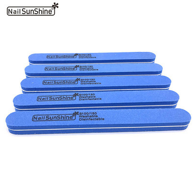 10 buc/lot Pile profesionale pentru unghii 100/180 Set de instrumente pentru șlefuire pentru șlefuire pentru manichiură pentru șlefuire pentru unghii, pentru îndepărtarea tamponului de polonez, placă de șmirghel.