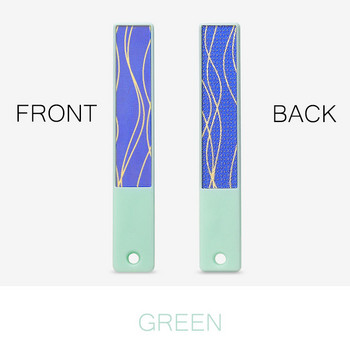 Двустранен дизайн Нано стъклени пили за нокти Буфери Комплект за инструменти за полиране на маникюр Аксесоари 9*1,4 см