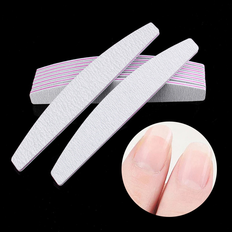 Pile de unghii 1 buc. Pile de slefuire durabile pentru slefuire Pila de slefuit Pila pentru unghii Pila din lemn pentru manichiura pentru unghii Hârtie abrazivă profesională