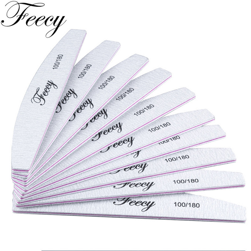 Pile de unghii 5/10 buc/lot 100/180 Pile de slefuire durabile pentru șlefuire Pilă de șlefuit Pilă pentru unghii Pile de unghii din lemn pentru manichiură Hârtie abrazivă