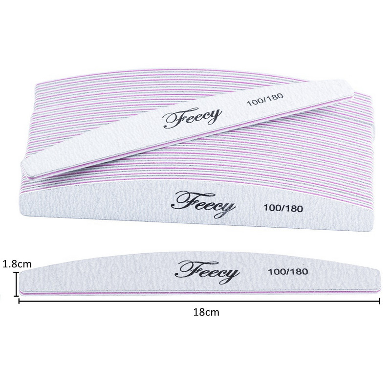 Pile de unghii 5/10 buc/lot 100/180 Pile de slefuire durabile pentru șlefuire Pilă de șlefuit Pilă pentru unghii Pile de unghii din lemn pentru manichiură Hârtie abrazivă