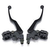 2 KOM Aluminijske poluge kvačila za motocikle, crne, odgovaraju za Honda CG 125 aluminijske kočnice i kabel poluge kvačila za prednje kočnice