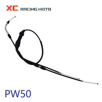 Монтаж на кабела на дроселната клапа за мотоциклет за Yamaha PY50 Peewee 50 1981-2015 PW50 Y-Zinger 1981-2009 BW80 1986 - 1990 PW80 1985 - 2007