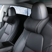 Pernă pentru gât Pernă pentru tetiera pentru Tesla Model 3 YXS din piele cu memorie Pernă pentru gât și talie pentru scaunul automat Suport pentru cap Model3