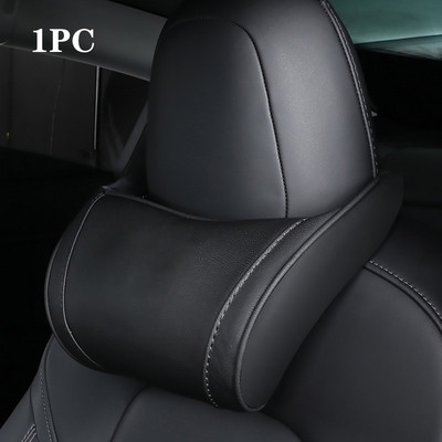 Pernă pentru gât Pernă pentru tetiera pentru Tesla Model 3 YXS din piele cu memorie Pernă pentru gât și talie pentru scaunul automat Suport pentru cap Model3