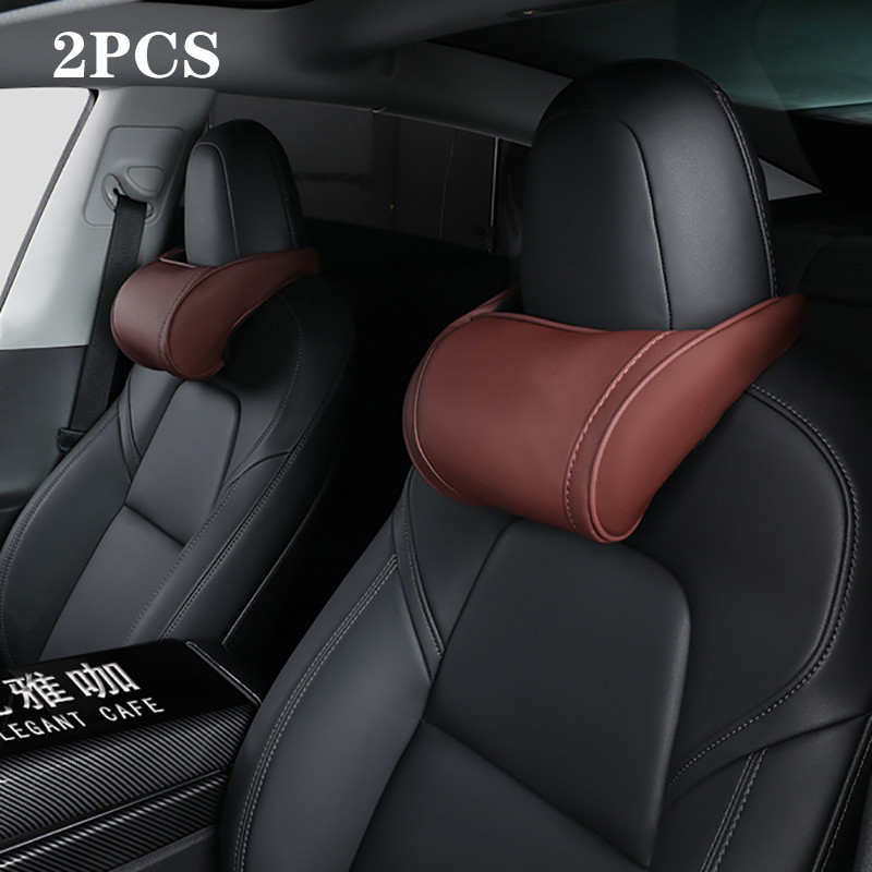 Pernă pentru gât Pernă pentru tetiera pentru Tesla Model 3 YXS din piele cu memorie Pernă pentru gât și talie pentru scaunul automat Suport pentru cap Model3