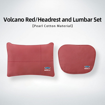 Scaun auto din piele pentru tetieră pernă pentru gât Suport Lombar pentru Geely Atlas SUV Boyue Borui Coolray Emgrand GE NL3 EX7 X7 EC7 GX7 GT