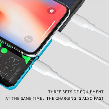 Τρία σε ένα Mirco-USB Type-C Καλώδιο φόρτισης δεδομένων Φορητό καλώδιο φόρτισης έξυπνου τηλεφώνου για τηλέφωνο Android για Samsung S22 Huawei