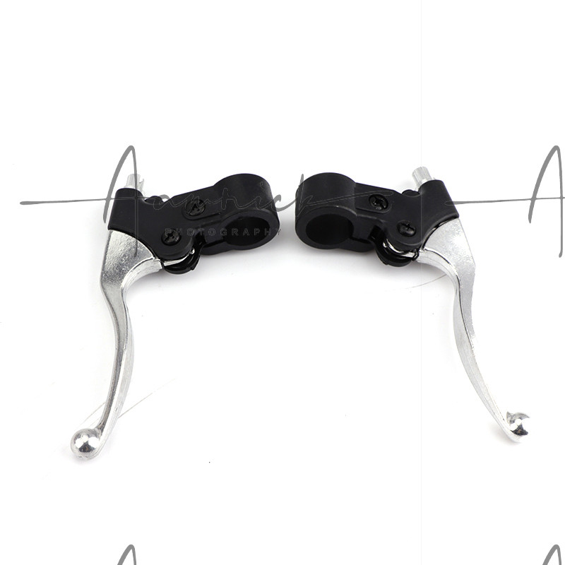 Pârghii de frână din aliaj, 22 mm, dreapta, duble, duble, mâner stâng, pentru 39cc 47cc 49cc Mini Moto Pocket Dirt Bike Accesorii