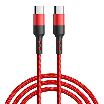 5A 100W C-típusú C-típusú kábel PD gyorstöltő töltőkábel adatkábel MacBook Xiaomi Samsung S22 USB C-USB C-kábel 2M