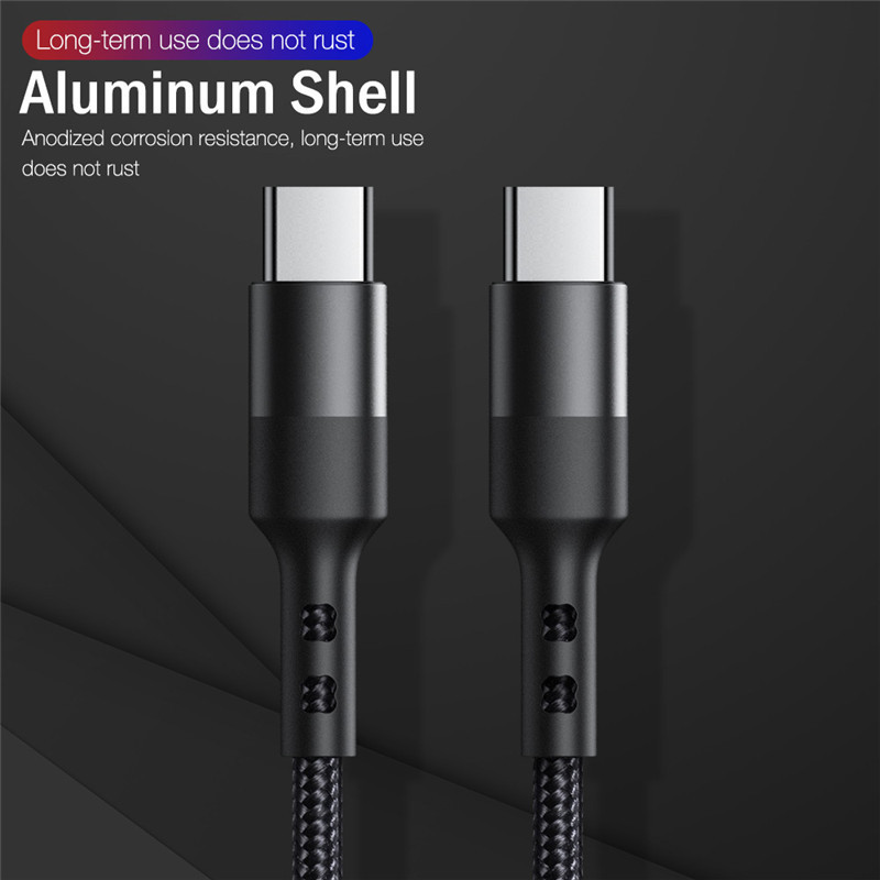 5A 100W C-típusú C-típusú kábel PD gyorstöltő töltőkábel adatkábel MacBook Xiaomi Samsung S22 USB C-USB C-kábel 2M