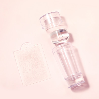 Kit de silicon transparent pentru arta unghiilor, farfurii de prelevare pentru unghii, răzuitoare, șablon de bricolaj, design de jeleu, decorare, unelte pentru manichiură, 2022