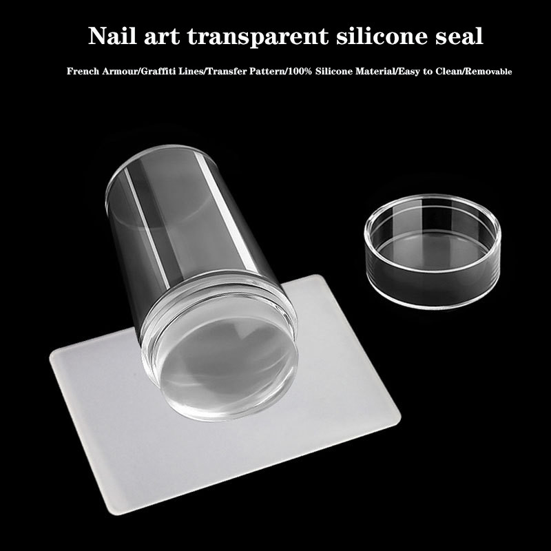 Kit de silicon transparent pentru arta unghiilor, farfurii de prelevare pentru unghii, răzuitoare, șablon de bricolaj, design de jeleu, decorare, unelte pentru manichiură, 2022
