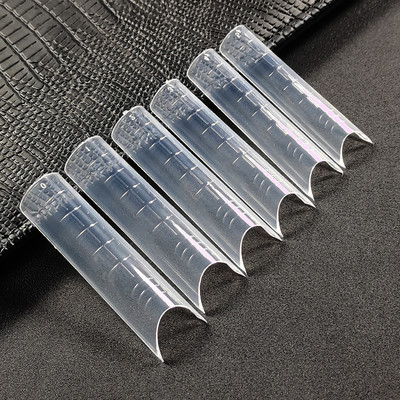 Forme superioare pentru prelungirea unghiilor Mucegai cu gel de construcție rapidă Sfaturi false franceze Forme duale Decorație acrilică Formă de matriță de artă DIY