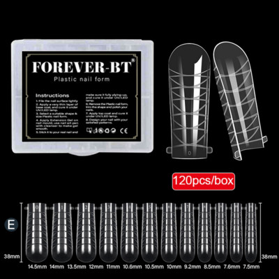 Forme superioare pentru prelungirea unghiilor Mucegai cu gel de construcție rapidă Sfaturi false franceze Forme duale Decorație acrilică Formă de matriță de artă DIY