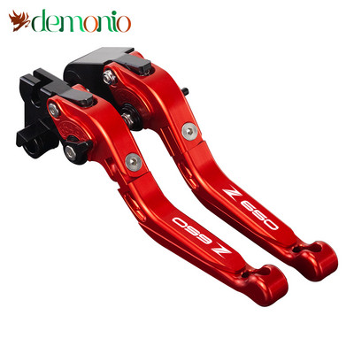 Se potrivește pentru KAWASAKI Z650 2017-2020 2019 2018 Z 650 Z-650 z650 cu logo CNC de înaltă calitate, aluminiu, pârghii de ambreiaj de frână pentru motociclete