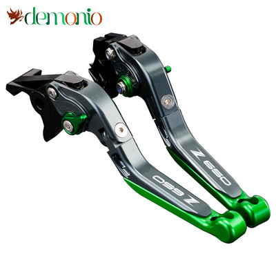 Se potrivește pentru KAWASAKI Z650 2017-2020 2019 2018 Z 650 Z-650 z650 cu logo CNC de înaltă calitate, aluminiu, pârghii de ambreiaj de frână pentru motociclete