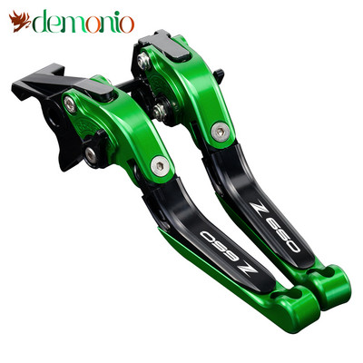 Se potrivește pentru KAWASAKI Z650 2017-2020 2019 2018 Z 650 Z-650 z650 cu logo CNC de înaltă calitate, aluminiu, pârghii de ambreiaj de frână pentru motociclete