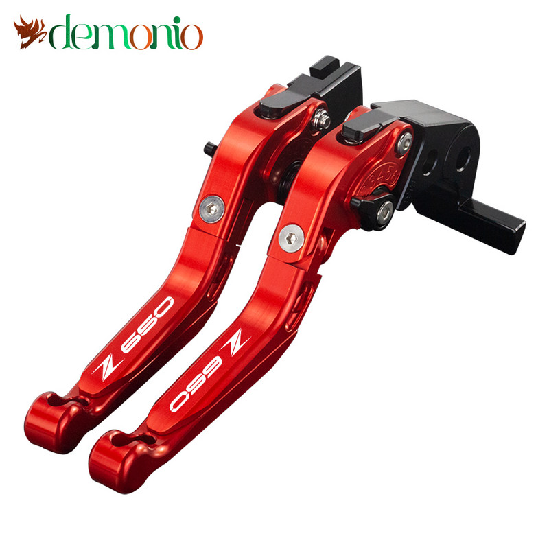 Se potrivește pentru KAWASAKI Z650 2017-2020 2019 2018 Z 650 Z-650 z650 cu logo CNC de înaltă calitate, aluminiu, pârghii de ambreiaj de frână pentru motociclete
