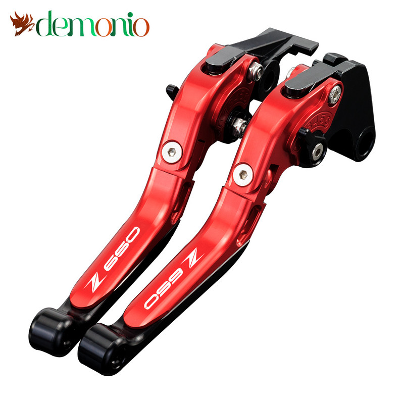 Se potrivește pentru KAWASAKI Z650 2017-2020 2019 2018 Z 650 Z-650 z650 cu logo CNC de înaltă calitate, aluminiu, pârghii de ambreiaj de frână pentru motociclete